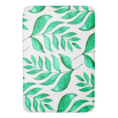 Tapis De Bain Branches d'aquarelle simples - vert (devant Vertical)