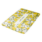 Tapis De Bain Branches d'arbre citronné personnalisées (Angle)