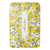 Tapis De Bain Branches d'arbre citronné personnalisées (devant Vertical)