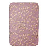 Tapis De Bain Branches de l'épine noire jaune pourpre (devant Vertical)