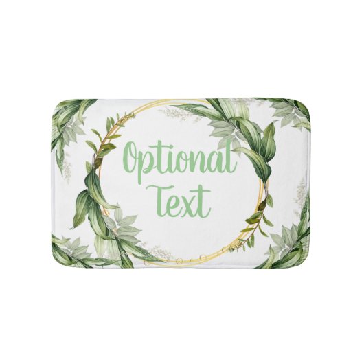 Tapis De Bain Branches d'olivier en fleurs (Devant)