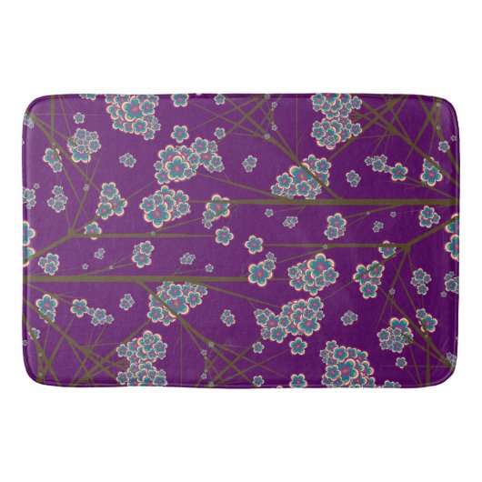 Tapis De Bain Branches particulières Améthyste Bain Mat (Devant)