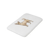 Tapis De Bain Brave Chihuahua Blue (Angle)