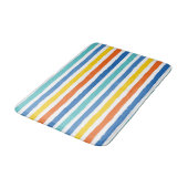 Tapis De Bain Bright Beach Striped Motif (Angle)