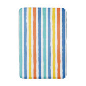 Tapis De Bain Bright Beach Striped Motif (Devant (Vertical))