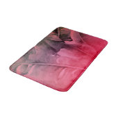 Tapis De Bain Bright Fun Rose Tropical Summer Palm Feuille (Angle)
