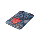 Tapis De Bain Bright Red Fall Leaf (Angle)
