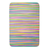 Tapis De Bain Bright Vertical Summer Stripes (devant Vertical)