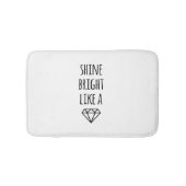 Tapis De Bain Brillant comme un bain de diamant (Devant)