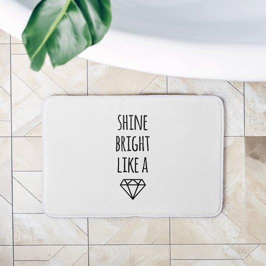 Tapis De Bain Brillant comme un bain de diamant