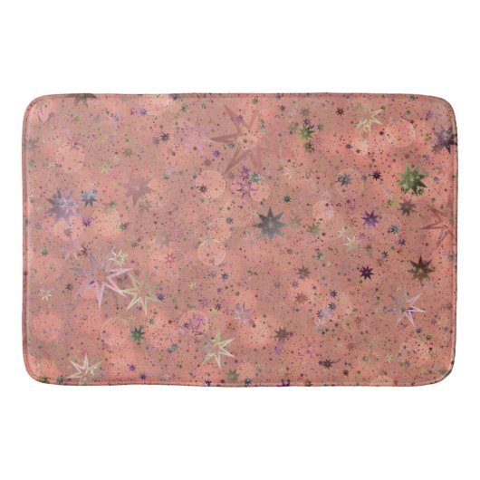 Tapis De Bain Brillant de bain rose (Devant)