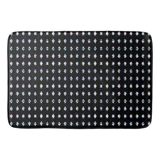 Tapis De Bain Brillant noir (Devant)