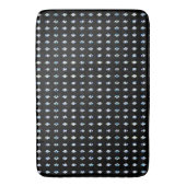 Tapis De Bain Brillant noir (devant Vertical)