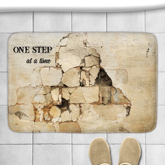 Tapis De Bain Brique industrielle grunge