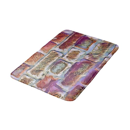TAPIS DE BAIN BRIQUES (Angle)