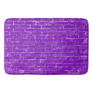 Tapis De Bain Briques violettes photo