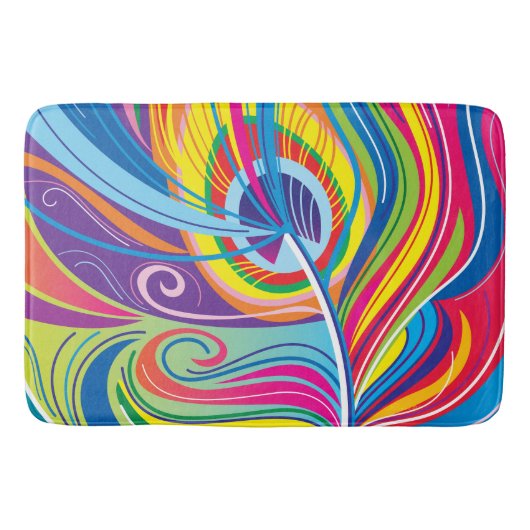 Tapis De Bain Brise de plume vibrante (Devant)