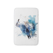 Tapis De Bain Brise océanique : Aquarelle Mouette (Devant (Vertical))