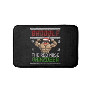 Tapis De Bain Brodolf Christmas Reindeer Fitness Sport
