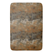 Tapis De Bain Bronze et marbre de cuivre Abstrait (devant Vertical)