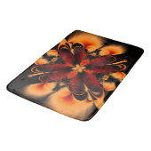 Tapis De Bain Bronze Plumes fractales (Angle)