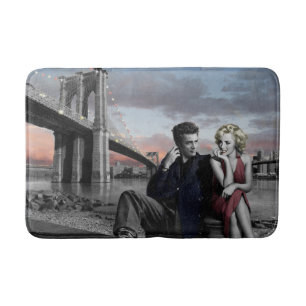 Tapis De Bain Brooklyn B&W 2