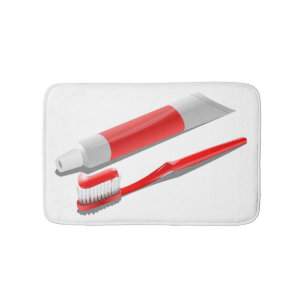 Tapis De Bain Brosse À Dents Et Presse-Dents