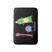 Tapis De Bain Brosse à dents mignonne dentifrice dentaire soie d (Devant (Vertical))
