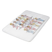 Tapis De Bain Brosse tes dents (Angle)