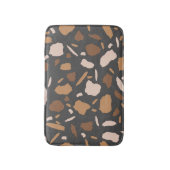 Tapis De Bain Brown, beige, tan et gris Terrazzo Motif (Devant (Vertical))