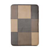 Tapis De Bain Brown Checkers (Devant (Vertical))