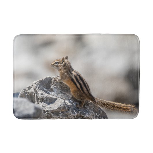 Tapis De Bain Brown Chipmunk Wildlife Photography (Devant)