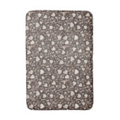 Tapis De Bain Brown Cream Hearts (Devant (Vertical))