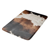 Tapis De Bain Brown Crème Noir Vache du Sud-Ouest (Angle)