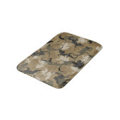 Tapis de bain Brown de Camouflage en reptile (Angle)
