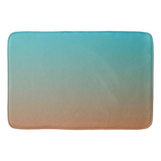 Tapis De Bain Brown et bleu ombre (Devant)
