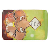Tapis De Bain Bruce, L'Eléphant Speller Bath Mat (Devant)