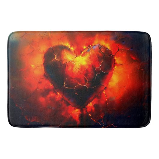 Tapis De Bain Brûler le coeur (Devant)