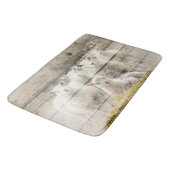 Tapis De Bain Brûlure d'agneau de bébé à mouton rustique (Angle)