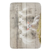 Tapis De Bain Brûlure d'agneau de bébé à mouton rustique (devant Vertical)