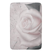 Tapis De Bain Brun blanc Rose Glam Marbre moderne Shabby Chic (devant Vertical)
