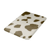 Tapis De Bain Brun de PEAU de VACHE (Angle)