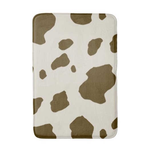 Tapis De Bain Brun de PEAU de VACHE (Devant (Vertical))