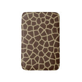 Tapis De Bain Brun de poster de animal de girafe (Devant (Vertical))