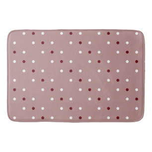 Tapis De Bain Brun rose, Bois de rose et blanc