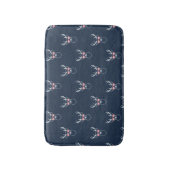 Tapis De Bain Buck Silhouette on Blue Bath Mat (Devant (Vertical))