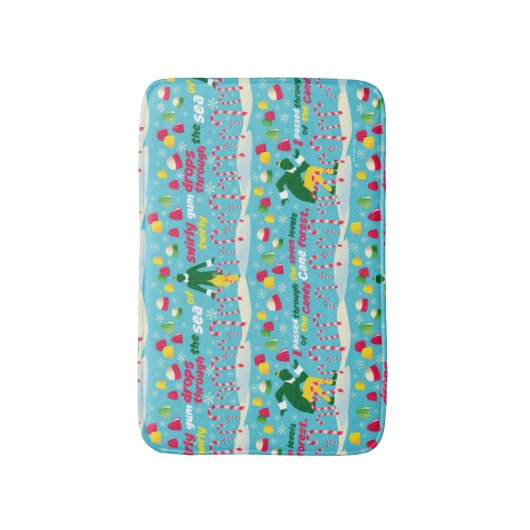 Tapis De Bain Buddy le Motif Elf Candy (Devant (Vertical))