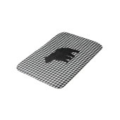 Tapis De Bain Buffle d'ours noir Chèque de bain Mat (Angle)