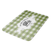Tapis De Bain Buffle vert Plaid Farm Pig Bain Mat (Angle)