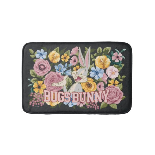 Tapis De Bain BUGS BUNNY™ Broderie Florale Graphique (Devant)
